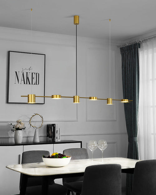WOW 6 Light Linear Chandelier-wow2048