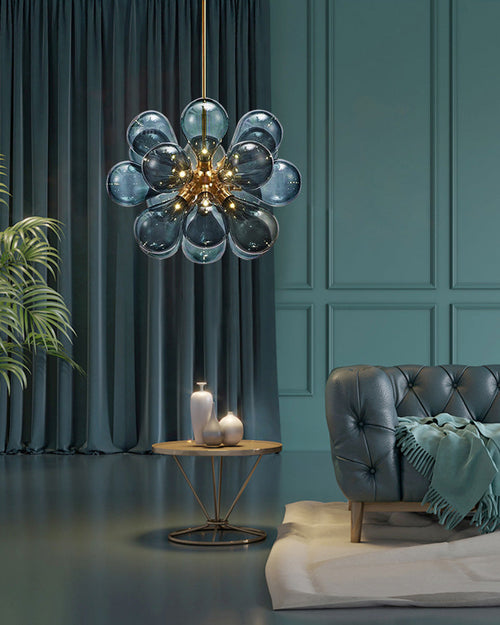 WOW 18 Bubbles Glass Chandelier-wow2051