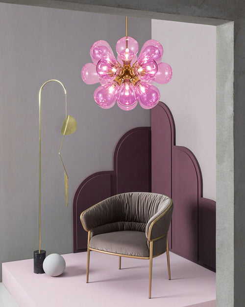 WOW 18 Bubbles Glass Chandelier-wow2051
