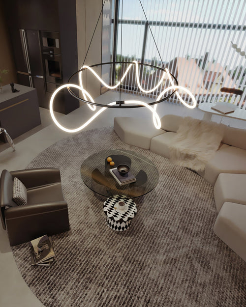 WOW Rope Led Round Chandelier-WOW2059b