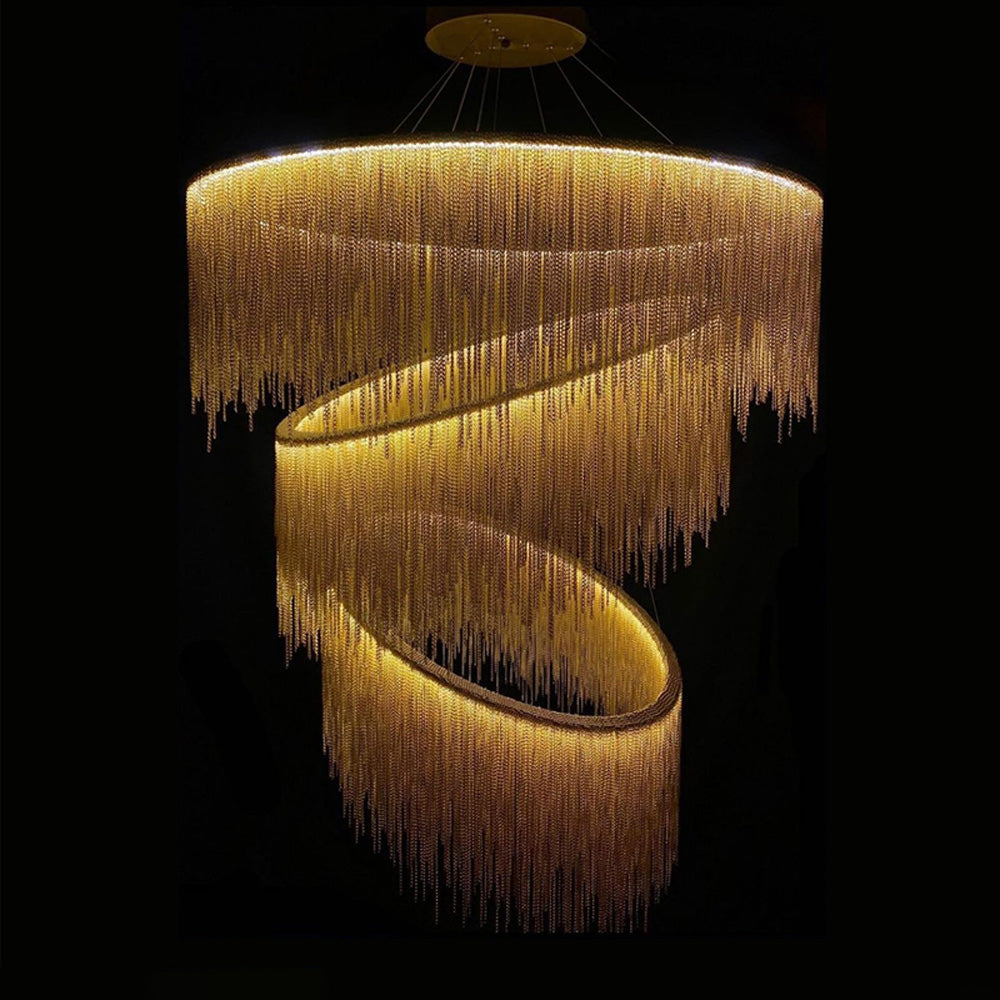 WOW Tiered Fringe Chandelier-wow2062c