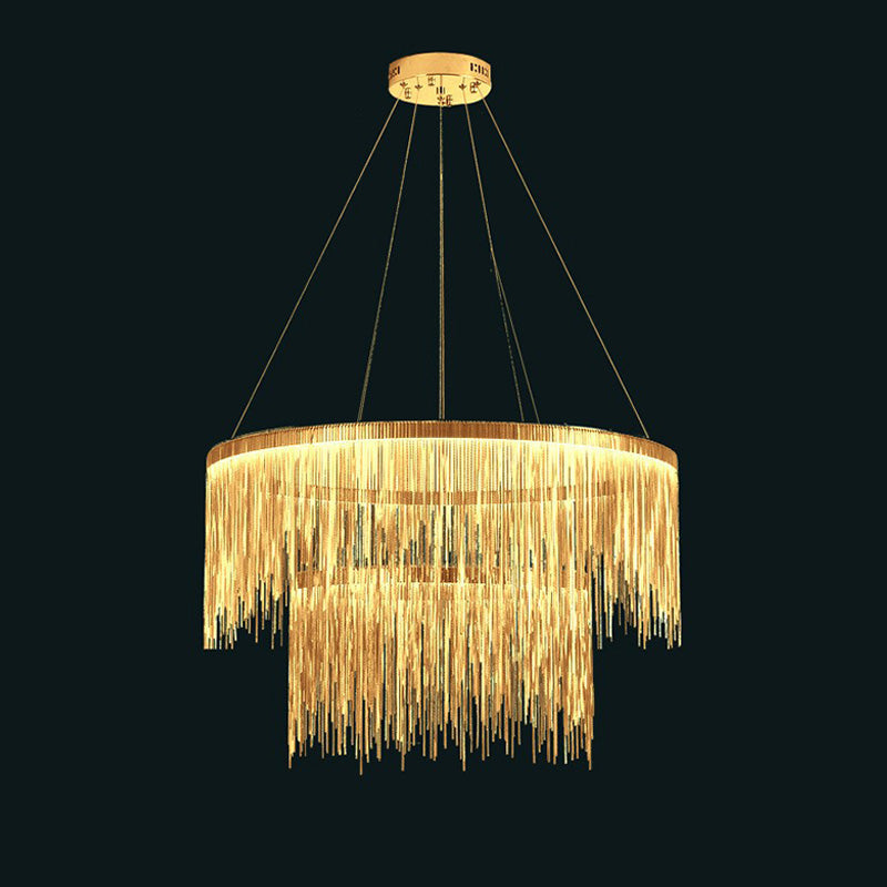 WOW Tiered Fringe Chandelier-wow2062c