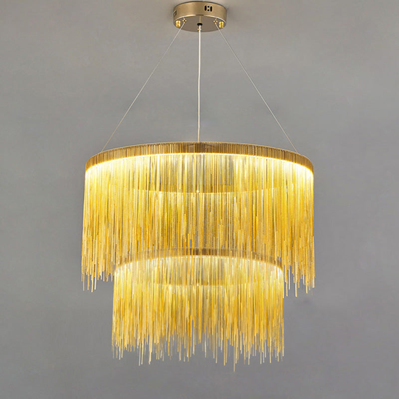 WOW Tiered Fringe Chandelier-wow2062c
