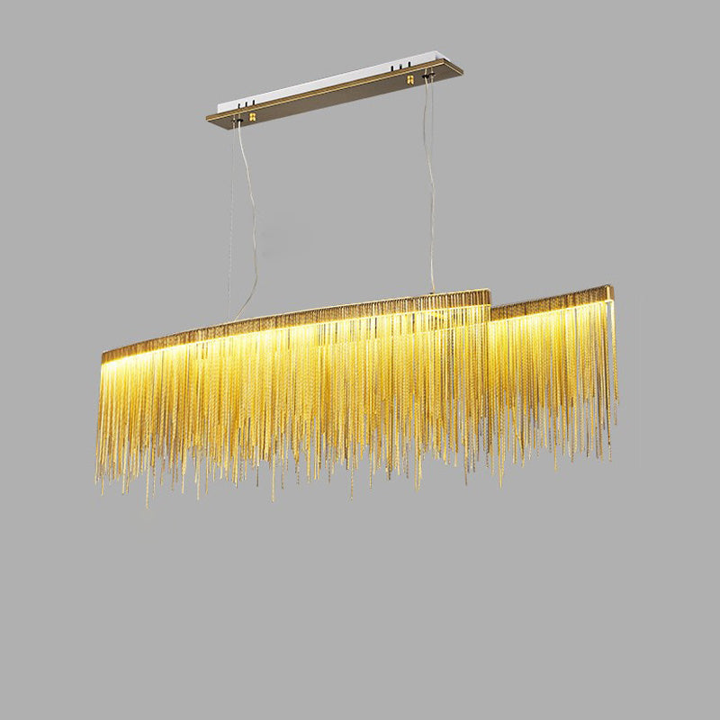 WOW Fringe Linear Chandelier-wow2062b