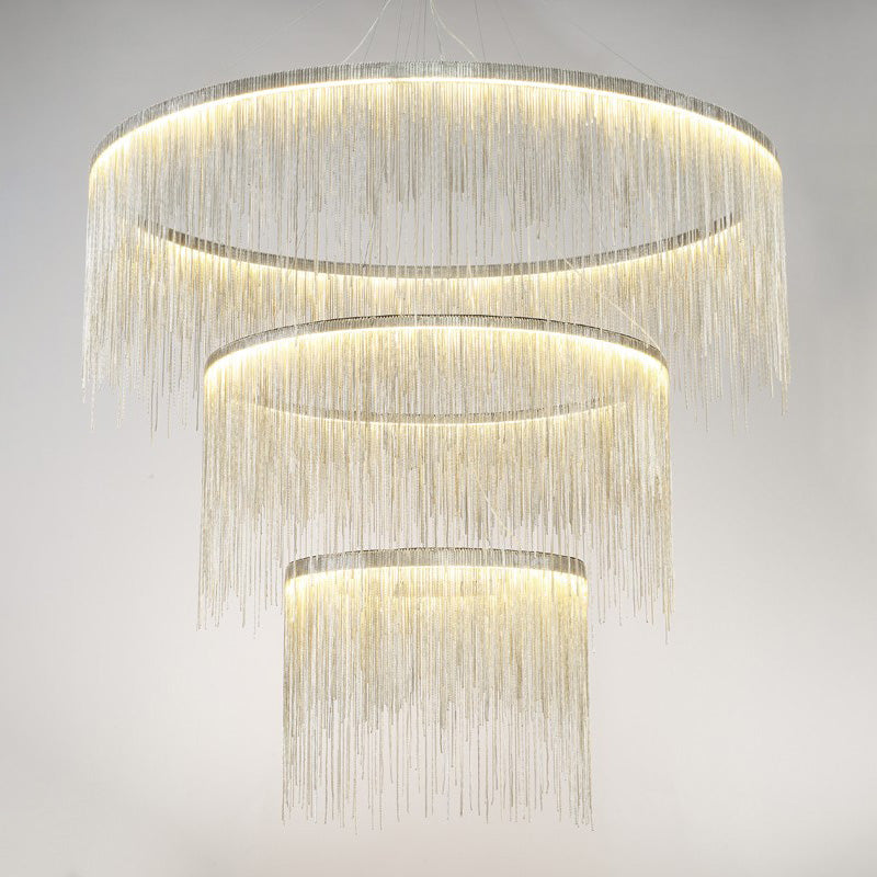 WOW Tiered Fringe Chandelier-wow2062c