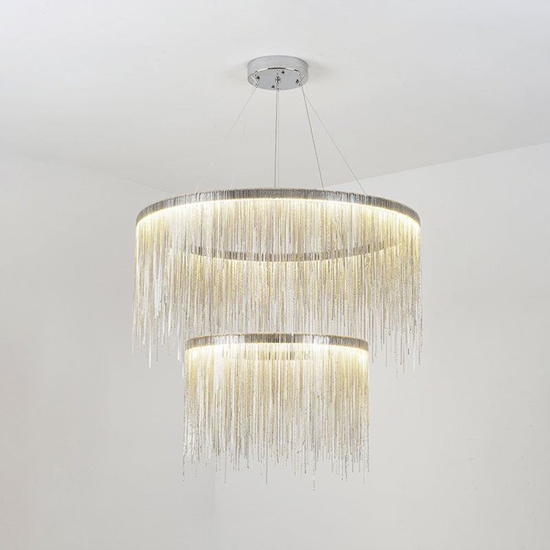 WOW Tiered Fringe Chandelier-wow2062c