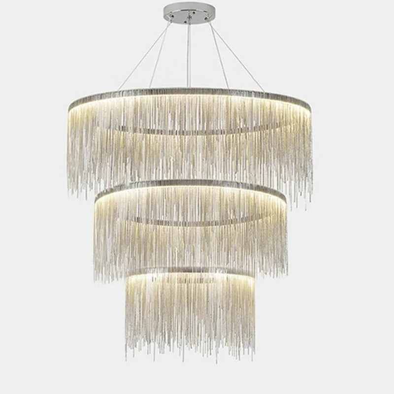 WOW Tiered Fringe Chandelier-wow2062c