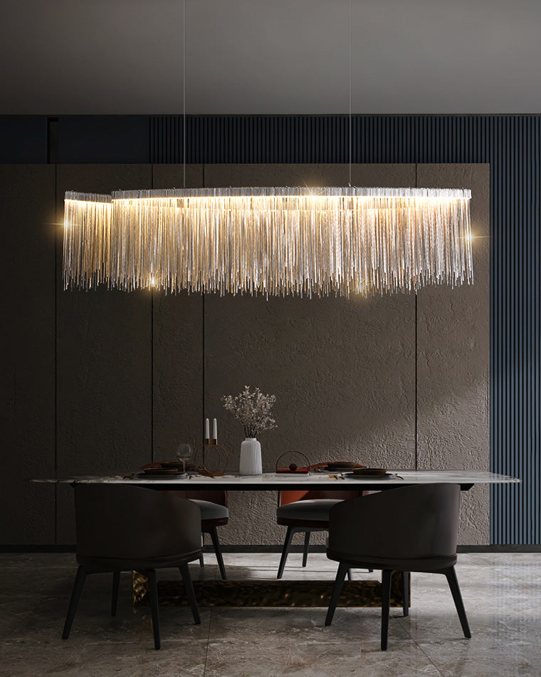 WOW Fringe Linear Chandelier-wow2062b