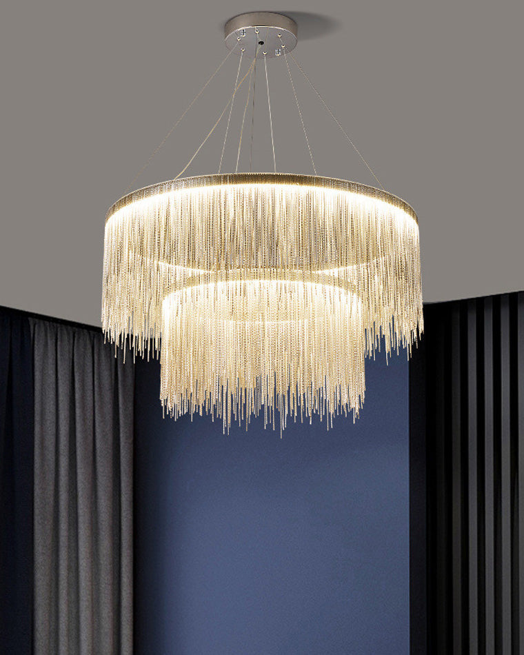 WOW Tiered Fringe Chandelier-wow2062c