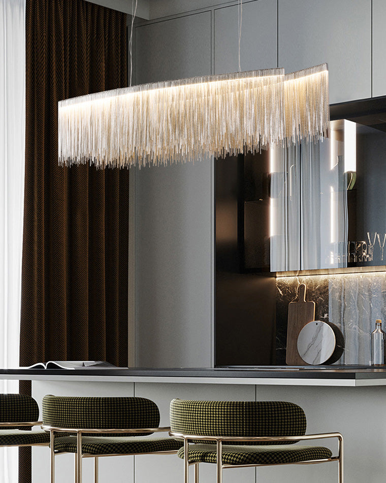 WOW Fringe Linear Chandelier-wow2062b