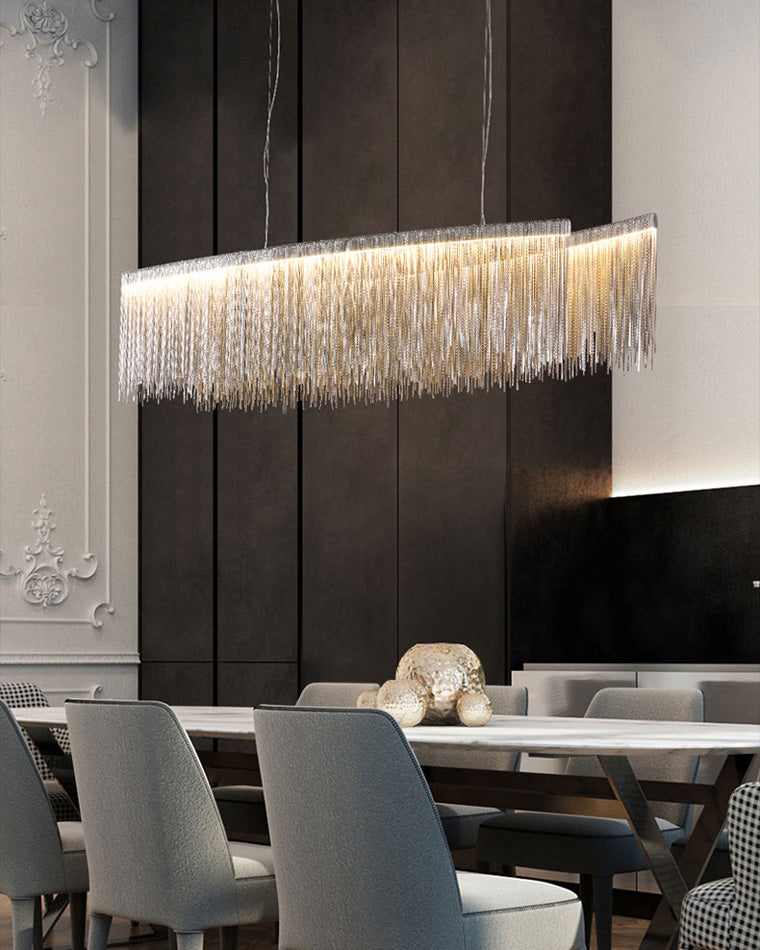 WOW Fringe Linear Chandelier-wow2062b