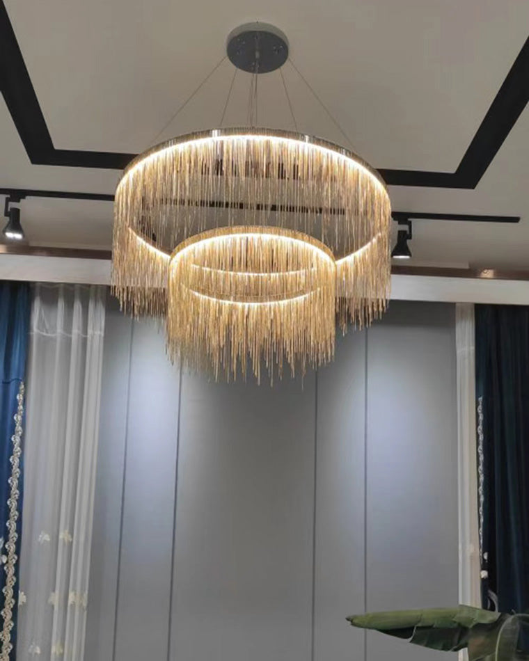 WOW Tiered Fringe Chandelier-wow2062c