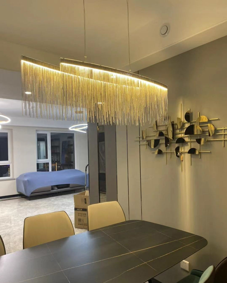 WOW Fringe Linear Chandelier-wow2062b