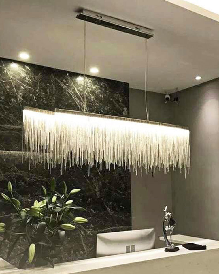 WOW Fringe Linear Chandelier-wow2062b
