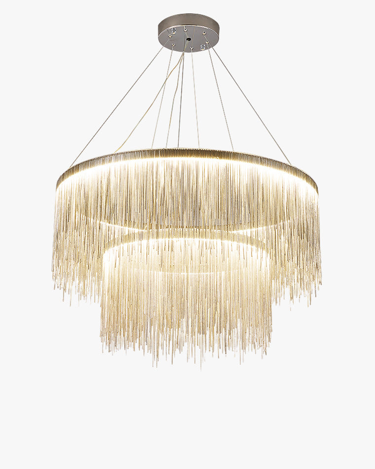 WOW Tiered Fringe Chandelier-wow2062c