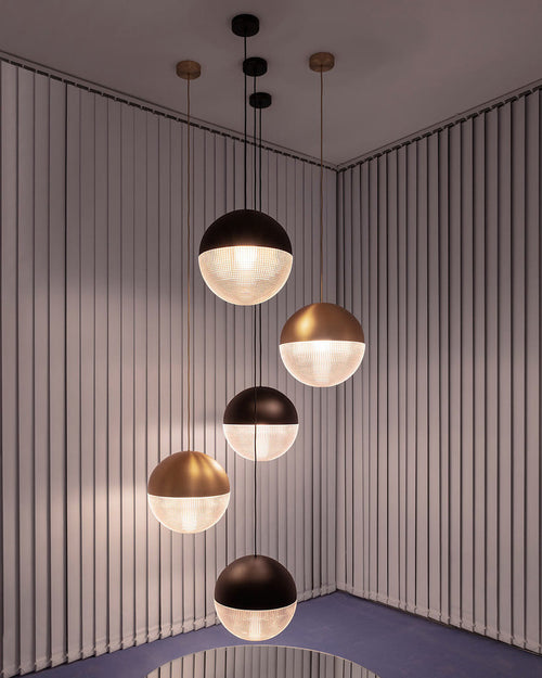 WOW Prismatic/Milk Glass Globe Pendant Light-wow2065