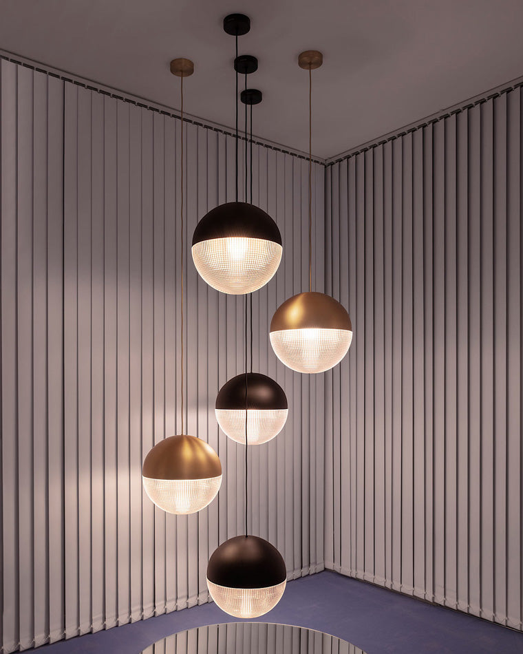 WOW Prismatic/Milk Glass Globe Pendant Light-wow2065