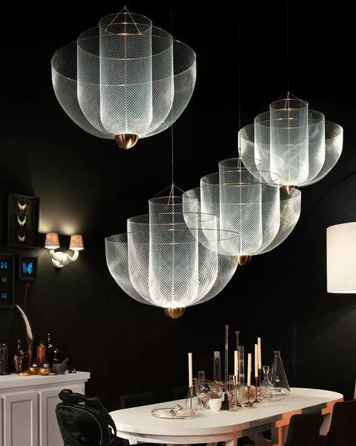 WOW Mesh Uplight Vaulted Ceiling Pendant Chandelier-wow2069