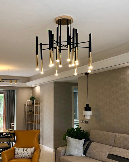 WOW Tube Metal Chandelier-WOW2083