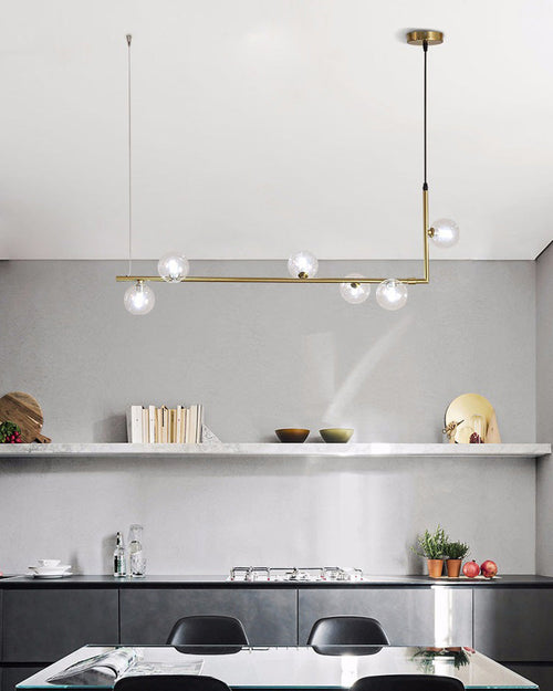 WOW Linear Glass Globe Chandelier-WOW2090
