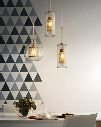 WOW Elegant Round/Cylinder Glass Pendant Light-wow2095