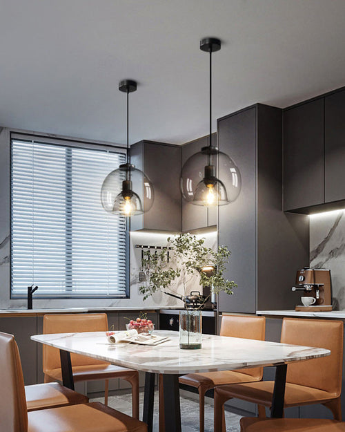 WOW Smoked/Amber Blown Glass Pendant Light-wow2108