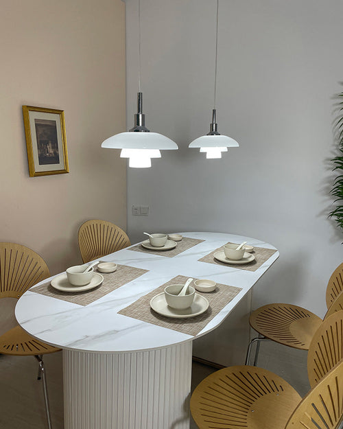 WOW Danish Designer Milk Glass Pendant Lamp-wow2116