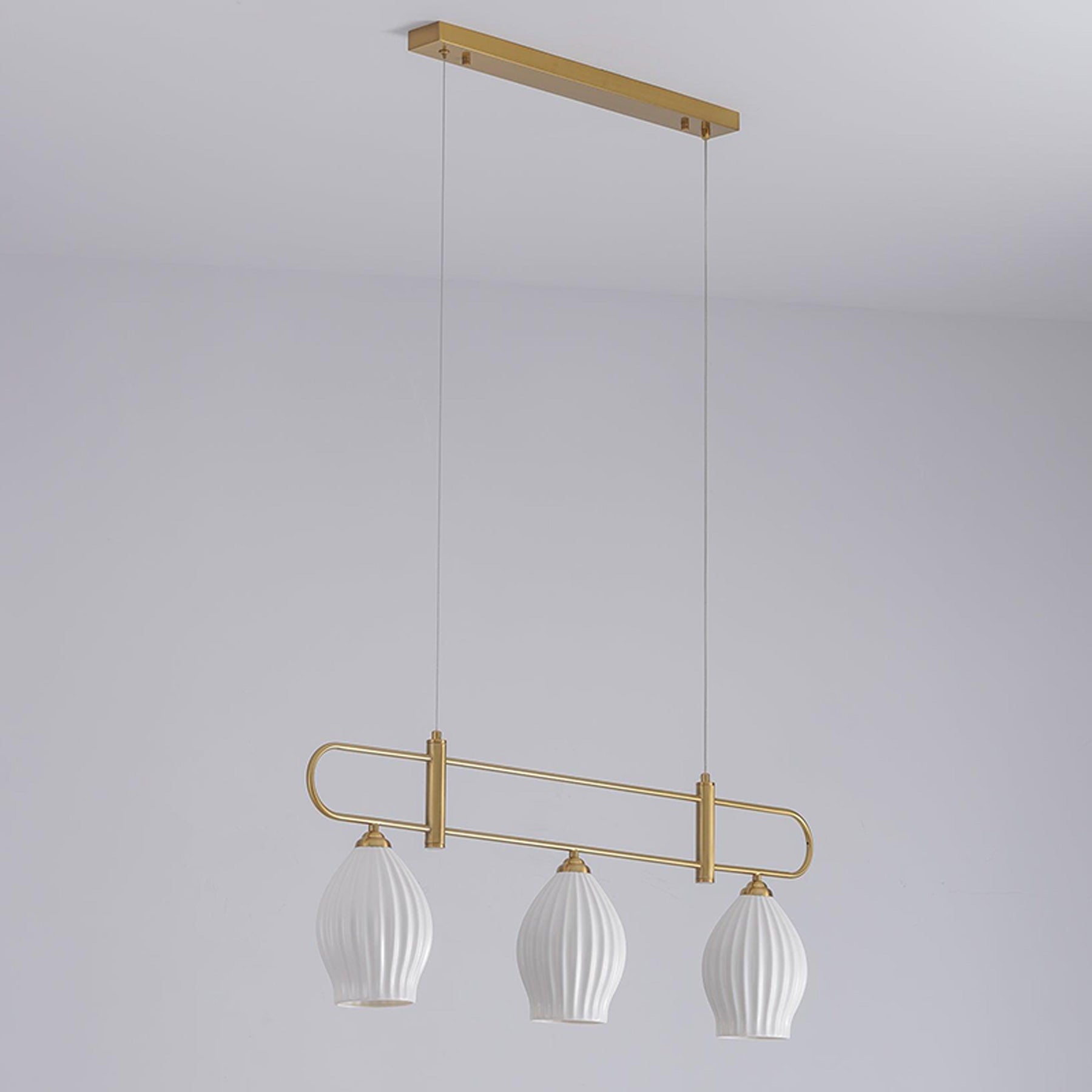 WOW Ceramic Bud Linear Chandelier-wow2121b