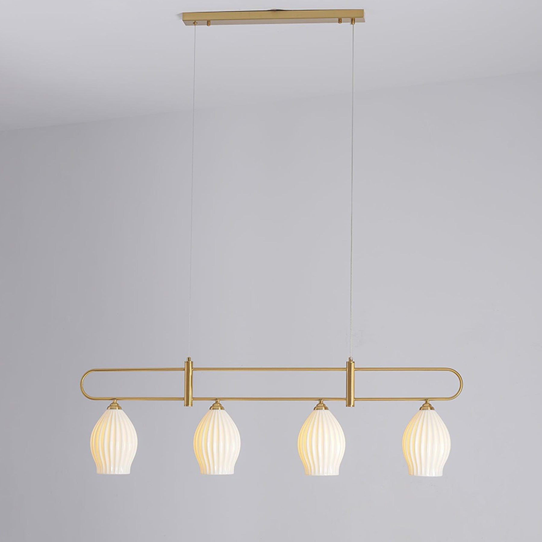 WOW Ceramic Bud Linear Chandelier-wow2121b