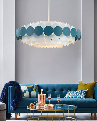 WOW Black/Blue Round Chandelier-WOW2140