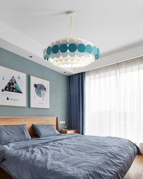 WOW Black/Blue Round Chandelier-WOW2140