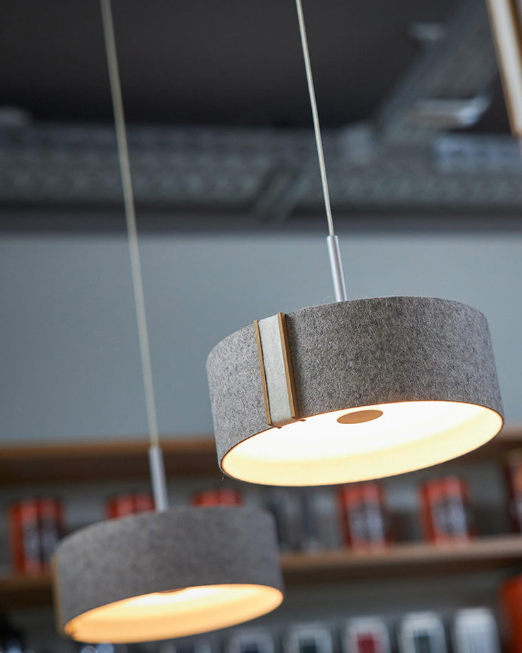 WOW Drum Felt Pendant Light-wow2149