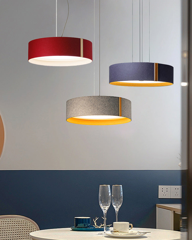 WOW Drum Felt Pendant Light-wow2149