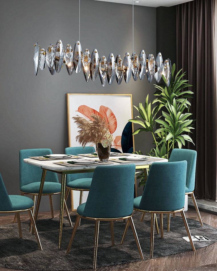 WOW Smoked Crystal Linear Chandelier-wow2188