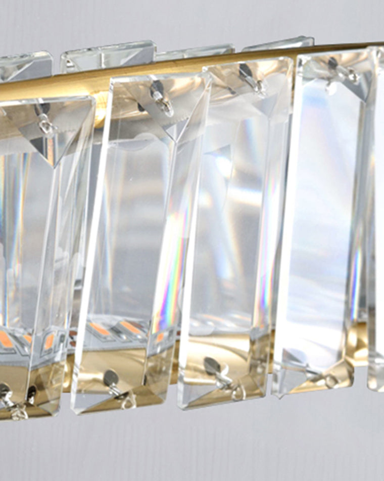 WOW Möbius Crystal Prism Circular Chandelier-wow2191