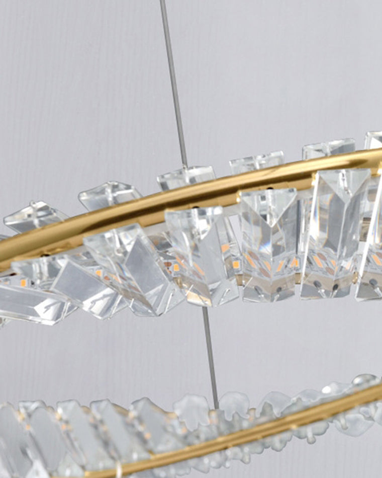 WOW Möbius Crystal Prism Circular Chandelier-wow2191