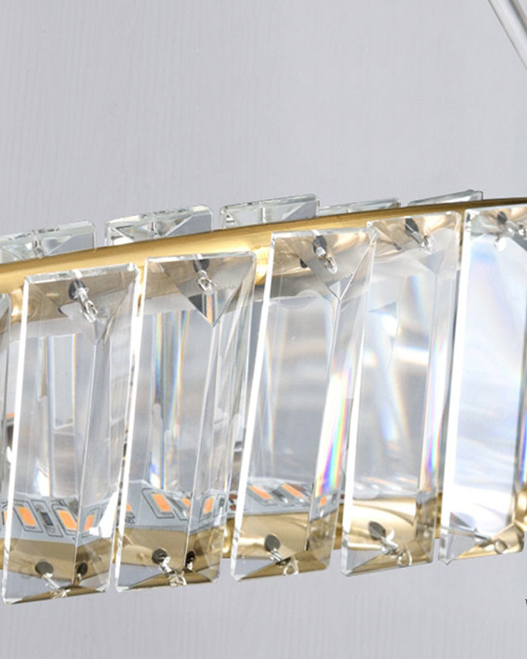 WOW Möbius Crystal Prism Circular Chandelier-wow2191
