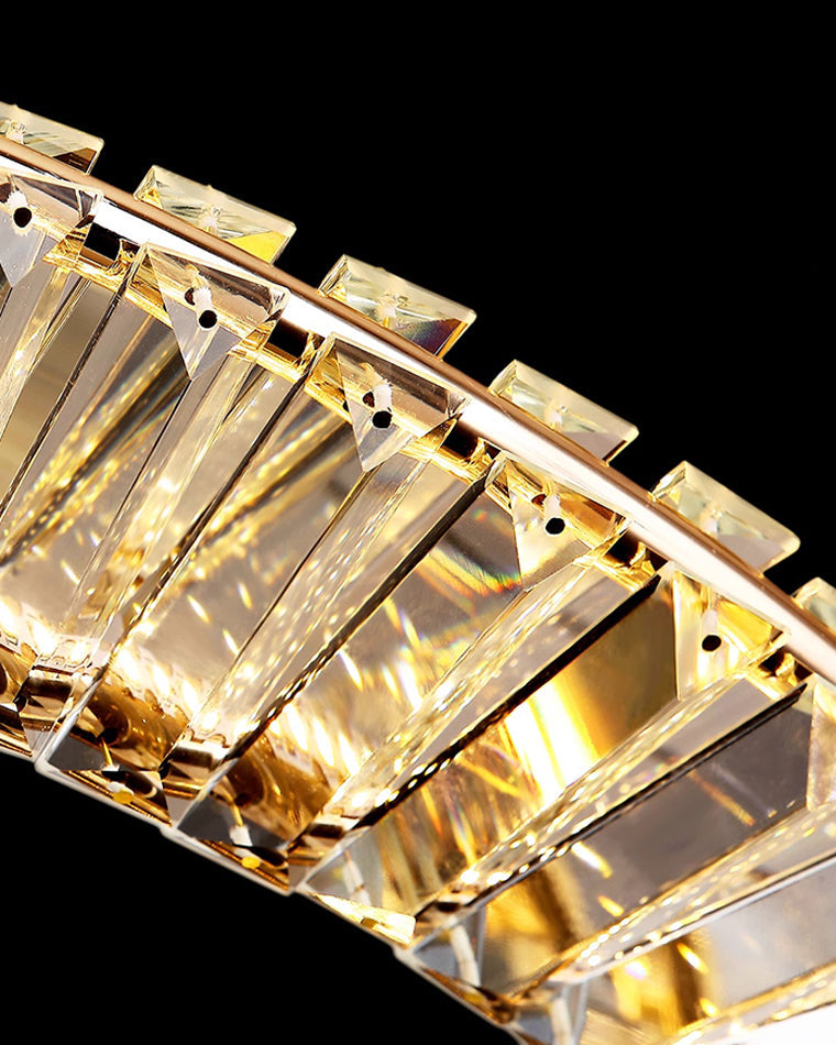 WOW Möbius Crystal Prism Circular Chandelier-wow2191