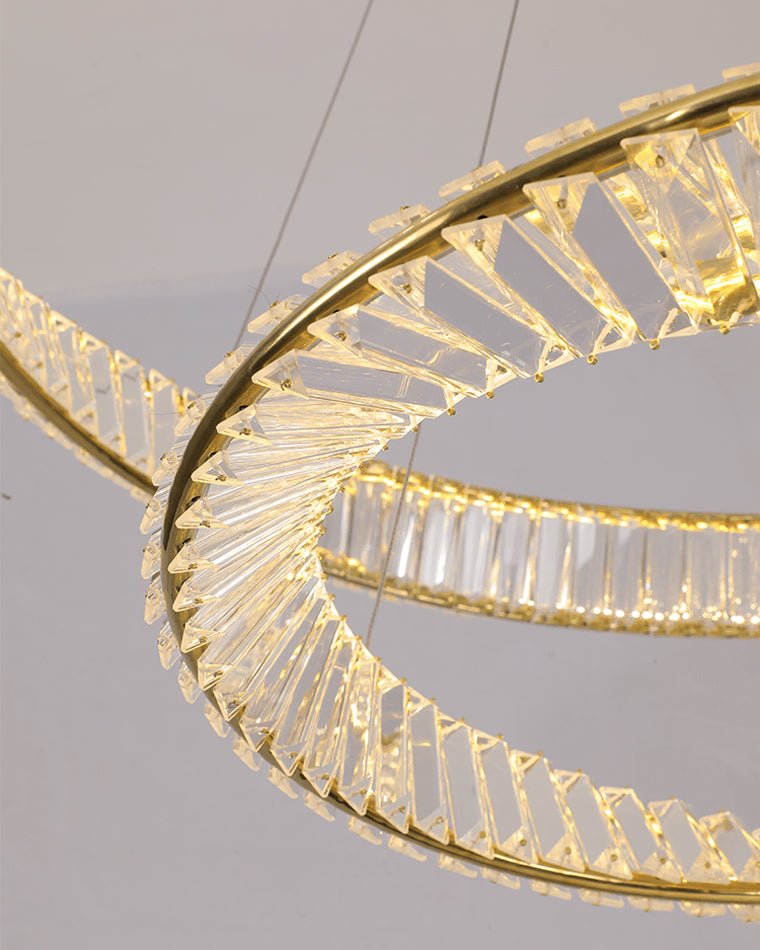 WOW Möbius Crystal Prism Circular Chandelier-wow2191