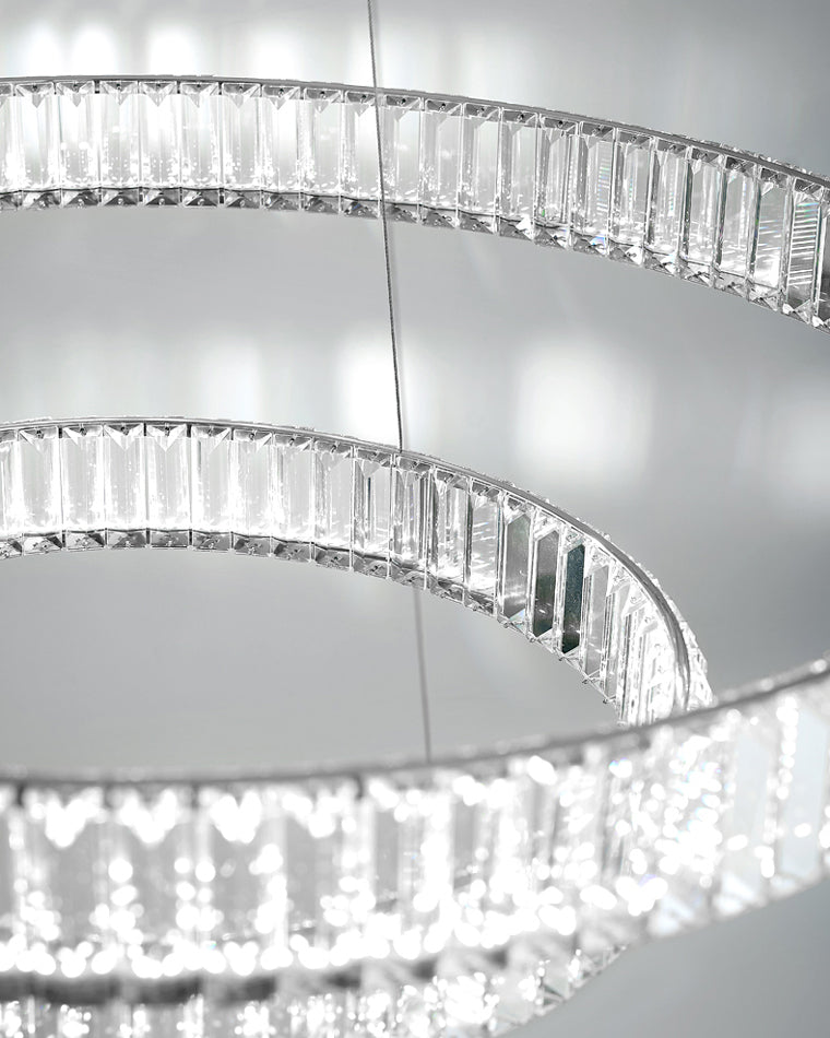 WOW 2 Tier Circular Crystal Chandelier-wow2192