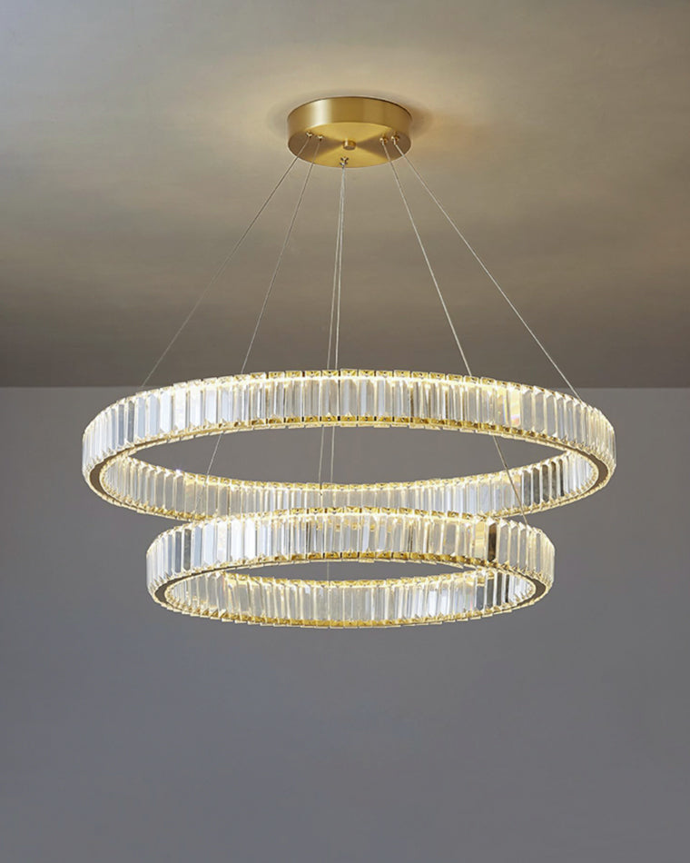 WOW 2 Tier Circular Crystal Chandelier-wow2192