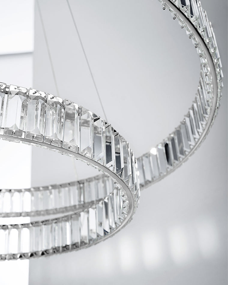 WOW 2 Tier Circular Crystal Chandelier-wow2192