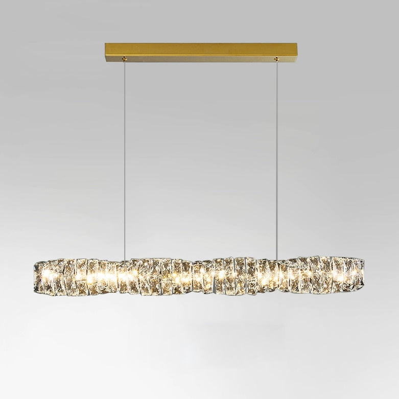WOW Twist Linear Crystal Chandelier-wow2193