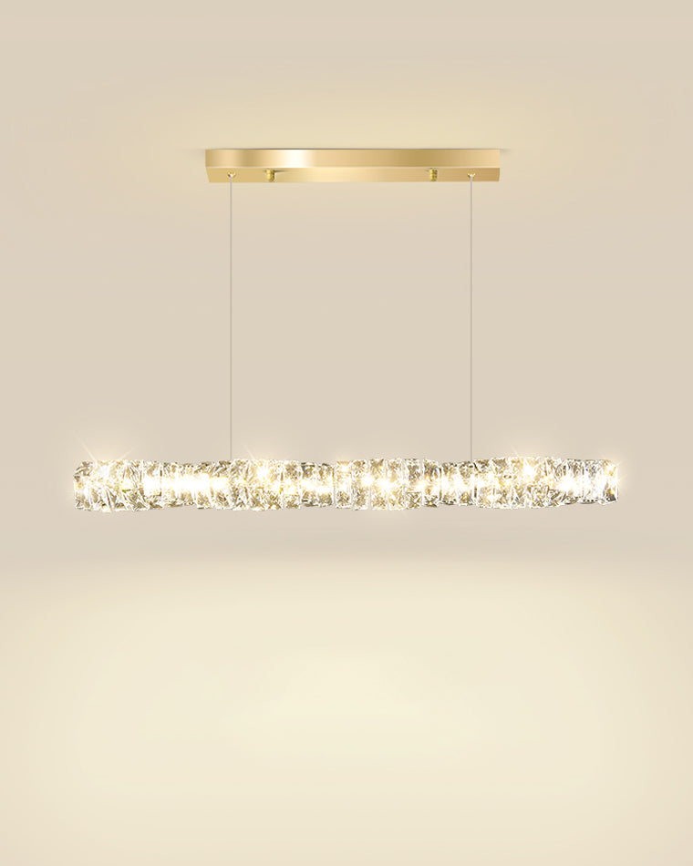 WOW Twist Linear Crystal Chandelier-wow2193