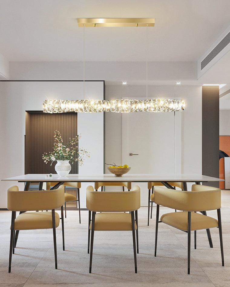 WOW Twist Linear Crystal Chandelier-wow2193