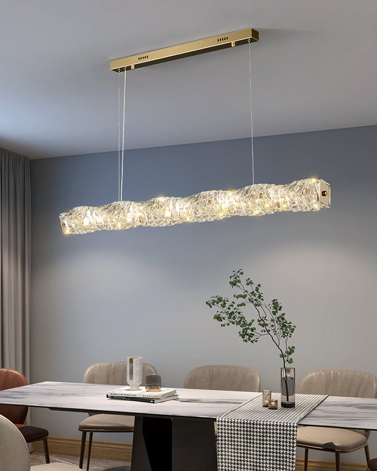WOW Twist Linear Crystal Chandelier-wow2193