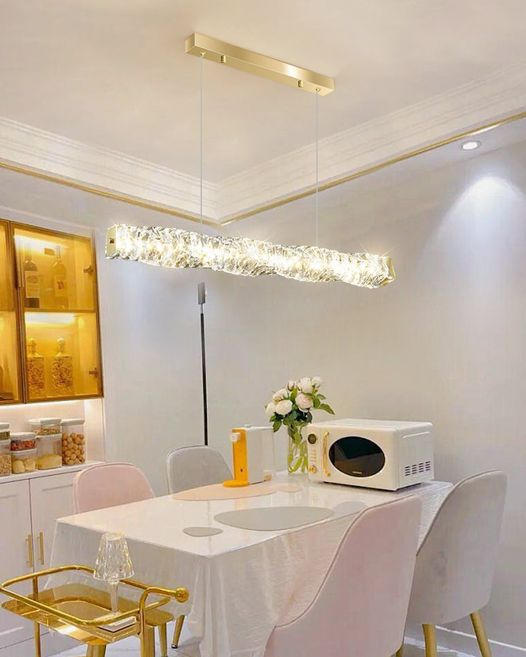WOW Twist Linear Crystal Chandelier-wow2193