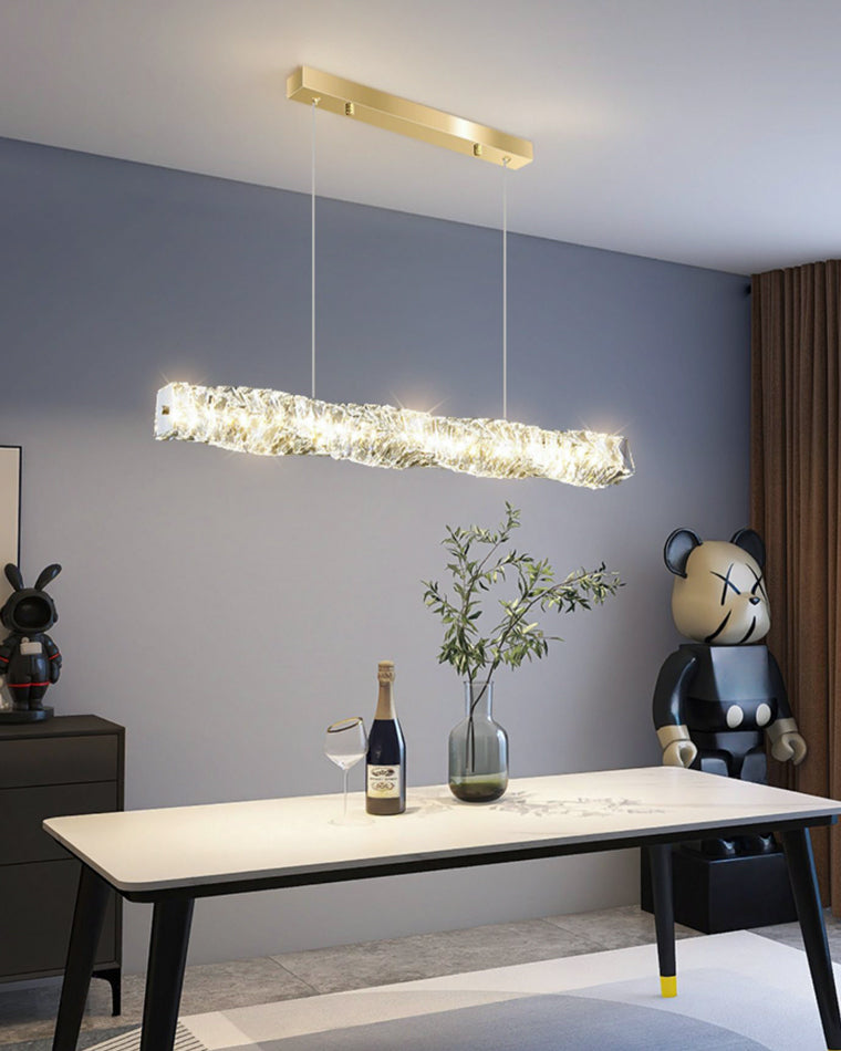 WOW Twist Linear Crystal Chandelier-wow2193