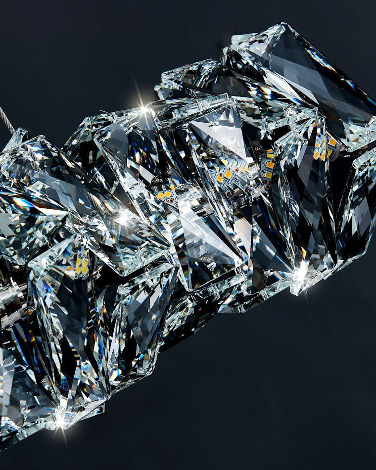 WOW Twist Linear Crystal Chandelier-wow2193