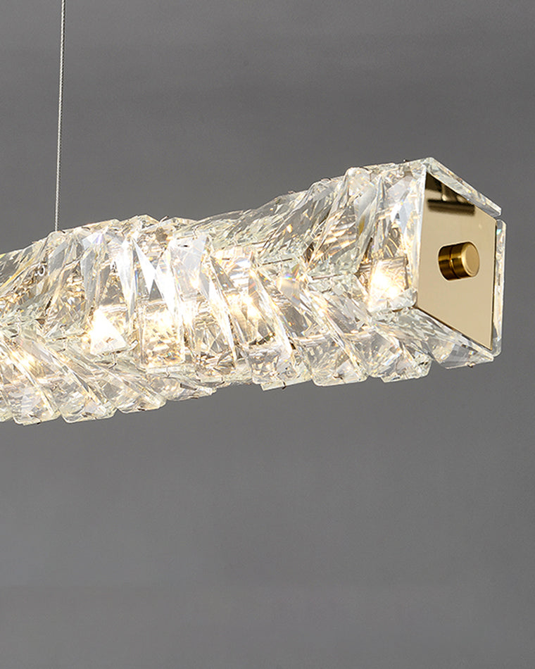 WOW Twist Linear Crystal Chandelier-wow2193